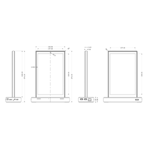 Tableta Comercial OEM de 10.1 Pulgadas, Señalización Digital, Tableta RK3568 con Pantalla Táctil, Tableta PC con Función de Reserva - Product Image 2