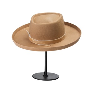 Wholesale New Hot Sale Resort Party Show Dress Luxury Pork Pie Fedora <strong>Hats</strong> 100% Wool Felt <strong>Hat</strong> for Women <strong>Lady</strong> <strong>Winter</strong> - Product Image 4