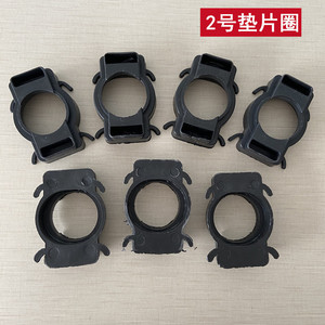Huayi Parts - Arandela de plástico para marco de puerta n.º 2 piezas negras engrosadas para instalación de bisagras y paneles - Product Image 3