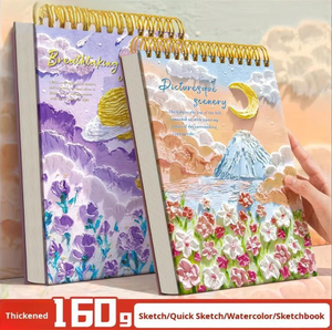 Cuaderno de Dibujo de Espiral Grueso A4 de Cuatro Estaciones, Papel para Dibujar con Pintura Gouache 8K, Papel para Garabatear, Venta al por Mayor - Product Image 5