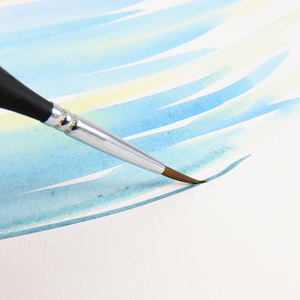 10pcs Kuas Detail Ujung Halus Rambut Sintetis untuk Cat Air, Kuas Miniatur untuk Cat Minyak - Product Image 3