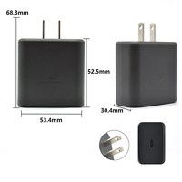 Cargador Rápido PD Tipo-C de 45W para Samsung S23 S24 Plus, Paquete para EE. UU., Cable de Carga Móvil para Laptop y Teléfono