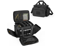 Sac à dos tactique robuste en Oxford avec poignée souple, compartiment pour ordinateur portable, vert, petit format, compatible MOLLE