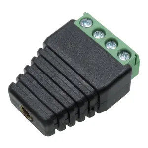 Europe OEM Haute Qualité 4 en 1 3mm Connecteur Banane <span class=keywords><strong>Prise</strong></span> Femelle Laiton Plaqué Or Connecter à <span class=keywords><strong>Prise</strong></span> pour Haut-Parleur Audio HIFI - Product Image 1
