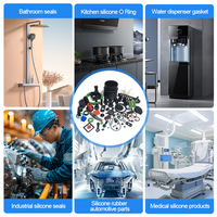 Bouchons universels en caoutchouc de silicone moulés sur mesure-Spécifications multiples pour bouteilles Tubes éviers étanchéité