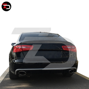 Kit de carrosserie de style <span class=keywords><strong>RS6</strong></span> <span class=keywords><strong>prix</strong></span> usine avec pare-chocs <span class=keywords><strong>avant</strong></span> calandre tuyau d'échappement de lèvre arrière pour Audi A6 S6 C7 2012-2016 ZD de haute qualité - Product Image 2