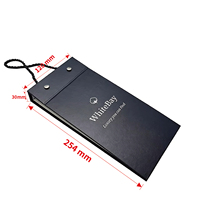 Présentoir personnalisable en carton pour échantillons de revêtements de sol et de pierres