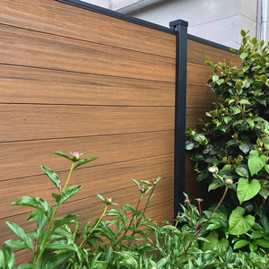 Pannelli di recinzione in legno resistenti ai raggi UV in stile moderno recinzione per <span class=keywords><strong>giardino</strong></span> privacy all'aperto - Product Image 2