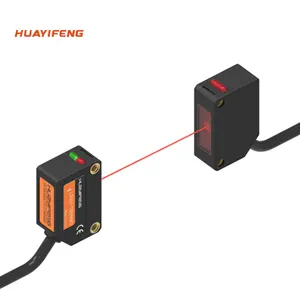 Fabricant de capteurs Huayifeng 12 ~ 24V DC IR LED capteur photoélectrique économique IP64 pour la détection longue distance