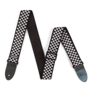 สายสะพายกีตาร์ CLASSIC B&W Check D38 31BK - Product Image 1