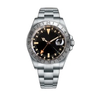 Montre classique pour homme de luxe avec mouvement automatique japonais, montre de plongée en acier inoxydable étanche 200M
