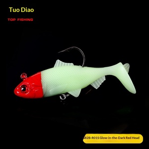 ชุดเหยื่อตกปลาแบบนิ่มหัวตะกั่ว<span class=keywords><strong>ใหม่</strong></span> น้ำหนัก 7 กรัม ยาว 60 มม. สำหรับตีไกล ใช้ได้ทั้งน้ำจืดและน้ำเค็ม เหมาะสำหรับปลาแบส <span class=keywords><strong>ปลา</strong></span>แมนดาริน <span class=keywords><strong>ปลา</strong></span>คาร์พ <span class=keywords><strong>ปลา</strong></span>ไพค์ พร้อมตะขอคม - Product Image 2