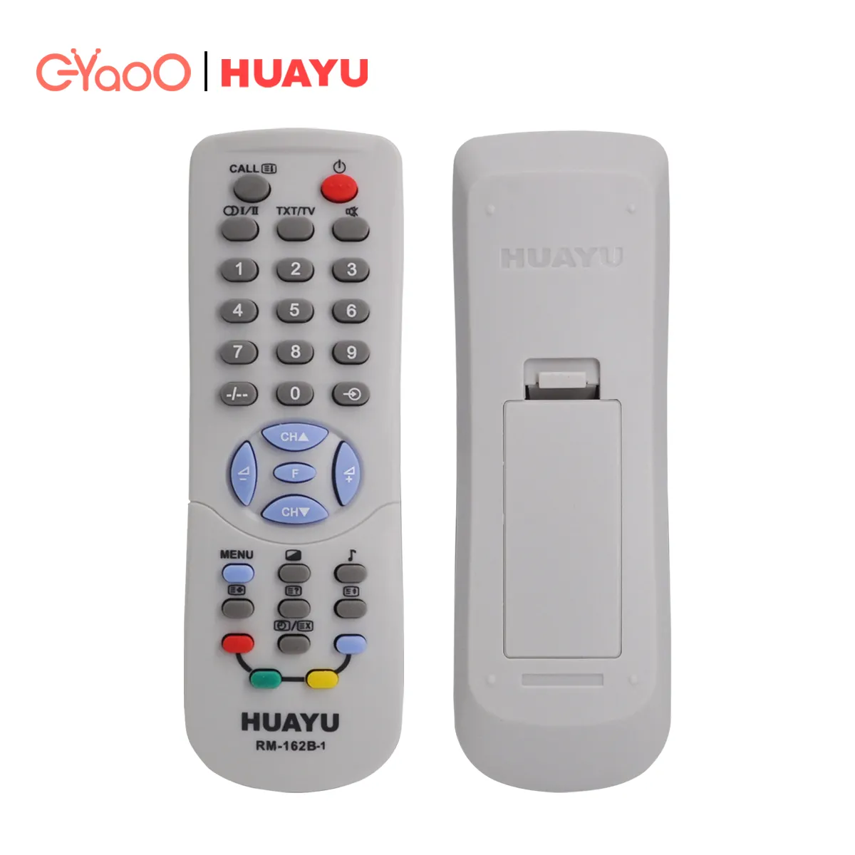 HUAYU RM-162B-1 EYAOO Tv Remote Control, REMOTE Kontrol Tv Warna CRT MINI