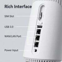 Routeur WiFi6 5G XMTECH XM-CPE3a-5G avec module 5G intégré, 4 antennes 5G LTE, prend en charge la carte SIM 5G