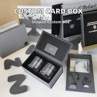Boîte d'emballage personnalisée pour cartes de fidélité d'entreprise avec fermeture magnétique, boîtes rigides recyclables pour cadeaux et bougies
