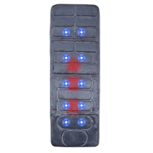 Emoka VIBRADOR ELÉCTRICO térmico <span class=keywords><strong>dolor</strong></span> <span class=keywords><strong>de</strong></span> espalda masaje Mat cuerpo tailandés Shiatsu cama colchón - Product Image 1