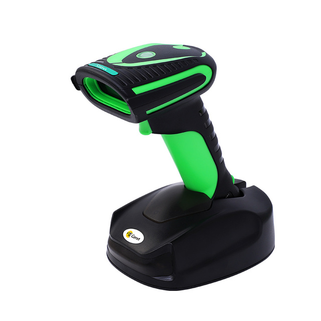 Reliable Industrial 2D Wireless BT Barcode Scanner with USB Interface IP65 Protection Charging Base Various Applications Stock