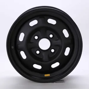 Velg Roda Baja Hitam 14 Inci, Velg ATV/UTV 4 Lubang 6X14 UUTV untuk Penggunaan Mobil Golf