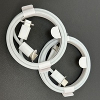 Câble de charge rapide USB-C vers USB-C PD 3A de 1 m (3,3 pi) de qualité supérieure pour iPhone 15 16 17 Samsung Galaxy S26/S25/S24/S23/S22 avec emballage en boîte