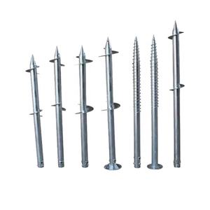 وصل حديثًا ، كومة أرضية حلزونية معززة لمحطة الطاقة الكهروضوئية ، أساس كومة سهل التركيب وموفر للوقت - Product Image 2