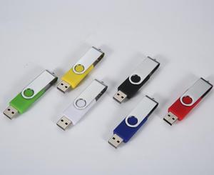 Clé USB pivotante en métal 3.0 1 Go 2 Go 4 Go 8 Go 16 Go 32 Go 64 Go – Clé USB économique avec interface USB 2.0 - Product Image 3