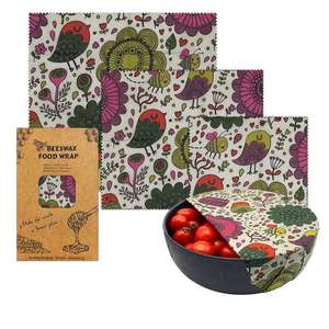 Beeswax Food <strong>Wrap</strong> Organic Eco-Friendly Reusable <strong>Bees</strong> <strong>Wax</strong> <strong>Wraps</strong> Sustainable and Biodegradable Beeswax <strong>Wrap</strong> - Product Image 5