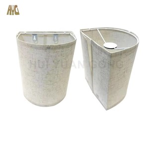 Tùy chỉnh đèn tường bóng râm nhiều màu đèn sàn cạnh giường ngủ Đèn bàn vải lanh gấp gạo giấy Chụp đèn - Product Image 2