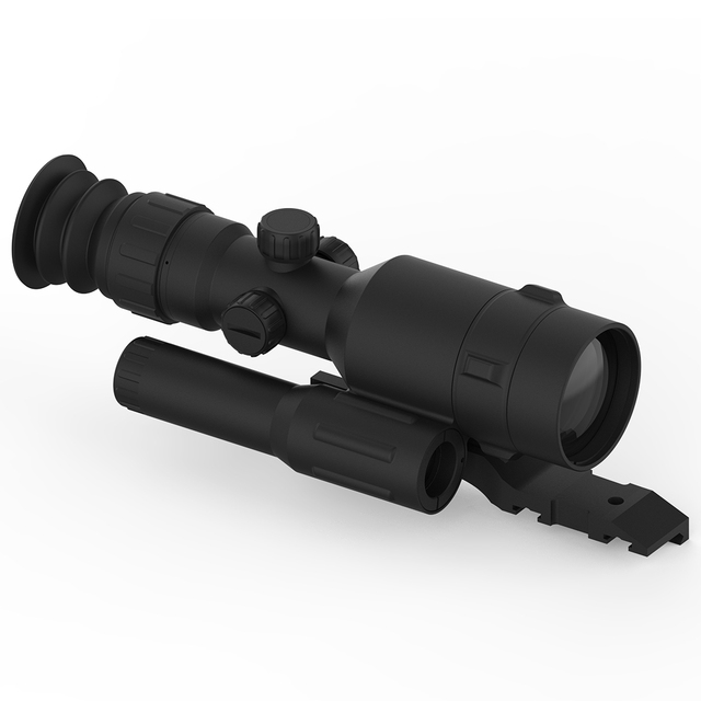 Infrared Thermal Imaging Scope with Mounted Long Range Spotlight Night Vision Scope for Hunting