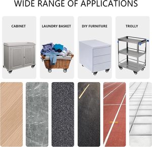 Cấu hình thấp STEM 3 inch công nghiệp bánh xoay Caster bánh xe ghế kim loại bánh xe - Product Image 6