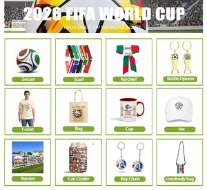 Syal Penggemar Piala Dunia Sepak Bola 2026 USA-Kanada-Meksiko, Produk Penggemar Klub, Merchandise Piala Dunia Sepak Bola, Promosi Baru Kustom - Product Image 6