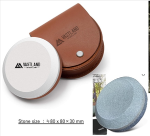 <span class=keywords><strong>Piedra</strong></span> de <span class=keywords><strong>afilar</strong></span> de doble hacha/Hacha, <span class=keywords><strong>piedra</strong></span> de <span class=keywords><strong>afilar</strong></span> redonda grande para afilador de herramientas con bolsa de lona - Product Image 1