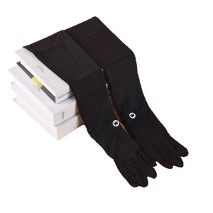 Golokyejoy Gants de protection solaire pour femmes, rafraîchissants, respirants, fins, sans doigts, compatibles écran tactile, pour cyclisme en extérieur, protection UV, en soie glacée - Product Image 5