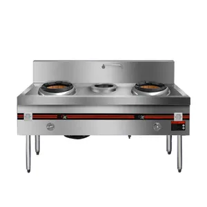 2 Burners Manufacturer Gas Cooker Stove Stainless Steel Gas Cooking Range Suitable For LPG And LNG