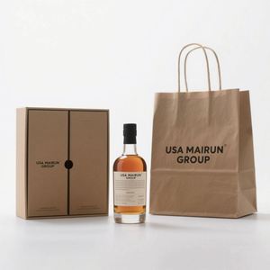 Custom Luxury Rigid Cardboard Packaging <b>Boxes</b> Magnetic Closure Sponge Lining Matt Lamination Embossing for <b>Red</b> Wine Whisky Vodka - Product Image 2