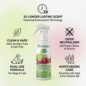 Spray Desodorante para Mascotas de Larga Duración <span class=keywords><strong>3X</strong></span>, 150 ml, Aroma Frambuesa y Lima, Neutralizador de Olores, Marca Privada, Venta al Por Mayor - Product Image 1