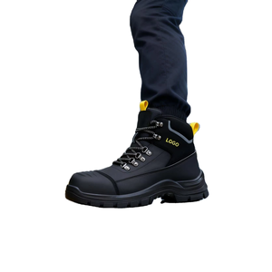 Nouvelles Chaussures 2026 en Cuir Microfibre Respirant avec Embout en Acier, Anti-Perforation, Anti-Impact, Antidérapantes et Antistatiques - Product Image 1