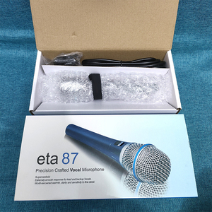 Professional for Beta 87 Handheld Condenser Vocal Mic Wired XLR Design for Wedding Hosting and Live <b>Stage</b> Singing - Product Image 1