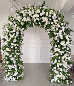 Arreglo Floral Artificial Personalizado para Boda de Otoño, Camino de Mesa con Flores en Color Naranja Quemado, Arco de Flores para Boda, Arco de Flores para Fiesta - Product Image 3