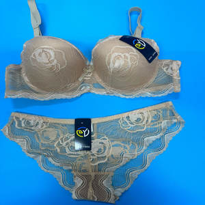 ชุดชั้นในลูกไม้ดันทรงลายดอกไม้2ชิ้นสำหรับผู้หญิงชุดชั้นในลูกไม้ขนาด CG042 36-42ราคา1.5ดอลลาร์ - Product Image 4