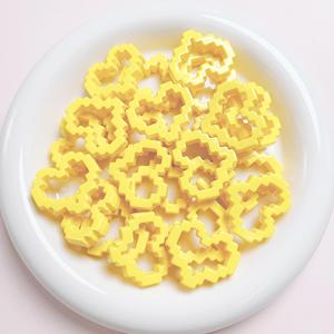 Chaîne de téléphone portable, accessoires de bijoux, peinture acrylique verticale en forme de coeur, perles de couleur, perles en vrac pour la création - Product Image 5