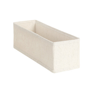 <span class=keywords><strong>Lavabile</strong></span> e pieghevole colore Beige cotone calze di lino reggiseno scatola portaoggetti armadio per biancheria intima - Product Image 6