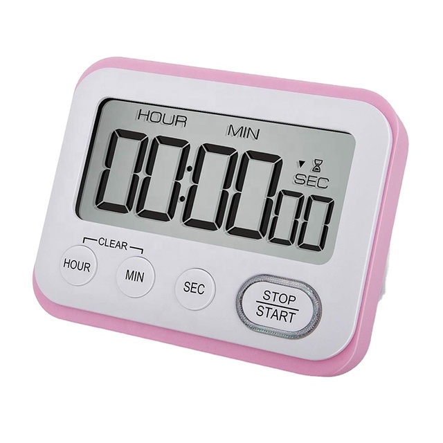 Korean Pomodoro Countdown Study Mate Digital Interval Timer with Flashing Light