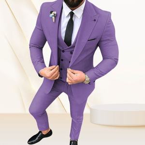 Trajes de Hombre para Fiesta de Graduación, Esmoquin Ajustado de 3 Piezas, Traje de Novio para Boda - Product Image 6