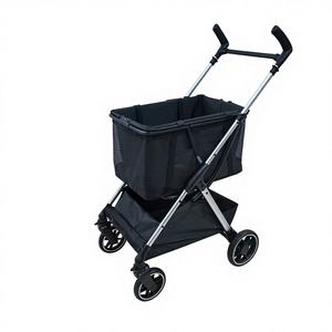 Carrinho de Transporte para Animais de Estimação Mamago 605-3 Dobrável, Leve, Impermeável, com 4 Rodas, Aprovado por Companhias Aéreas, para Cães e Gatos - Portátil, Confortável e Lavável - Product Image 3