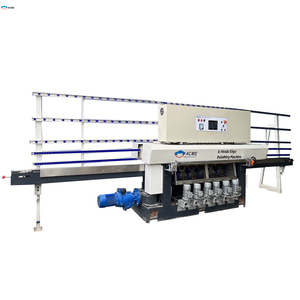 Máquina pulidora de bordes de granito y mármol de 6 cabezales con soporte para losas de 1000 mm, máquina de acabado de perfiles - Product Image 1