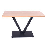 Base de Table Personnalisée Industrielle Antique Vintage Cadres Panneau de Table en Bois Pieds de Table Base Fer Métal Salle à Manger Tréteau Restaurant