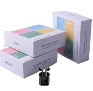 Audífonos Inpods I12 Tws Deportivos Inalámbricos Macaron Dual Por 4 <span class=keywords><strong>Pro</strong></span> 6 I7s I9s con Estuche de Carga, Precios Bajos - Product Image 1