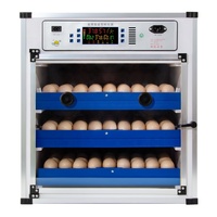 Incubateur d'œufs automatique à affichage numérique, machine à couver les œufs à retournement automatique pour usage agricole et domestique