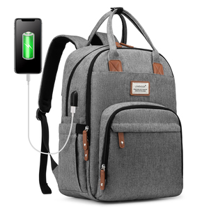 Sac à dos pour <span class=keywords><strong>ordinateur</strong></span> portable LOVEVOOK&REALER en polyester résistant à l'eau avec chargement USB, sac de transport décontracté pour <span class=keywords><strong>ordinateur</strong></span>, sac à dos de voyage - Product Image 4