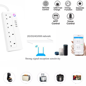 Multipresa Intelligente UK 13A Tuya WiFi/ZigBee con Spina Australiana, 4 Prese e 4 Porte USB - Product Image 4